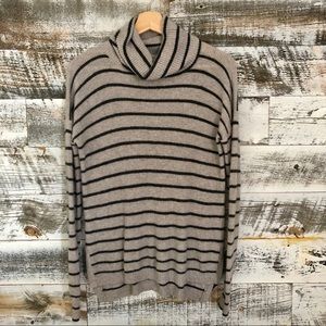 Last chance! Madewell Striped Turtleneck Sweater